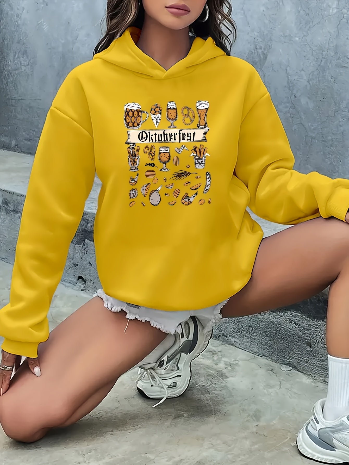 AlpenJoy – Dames Hoodie Anna – Oktoberfest Warm voor Herfst & Winter