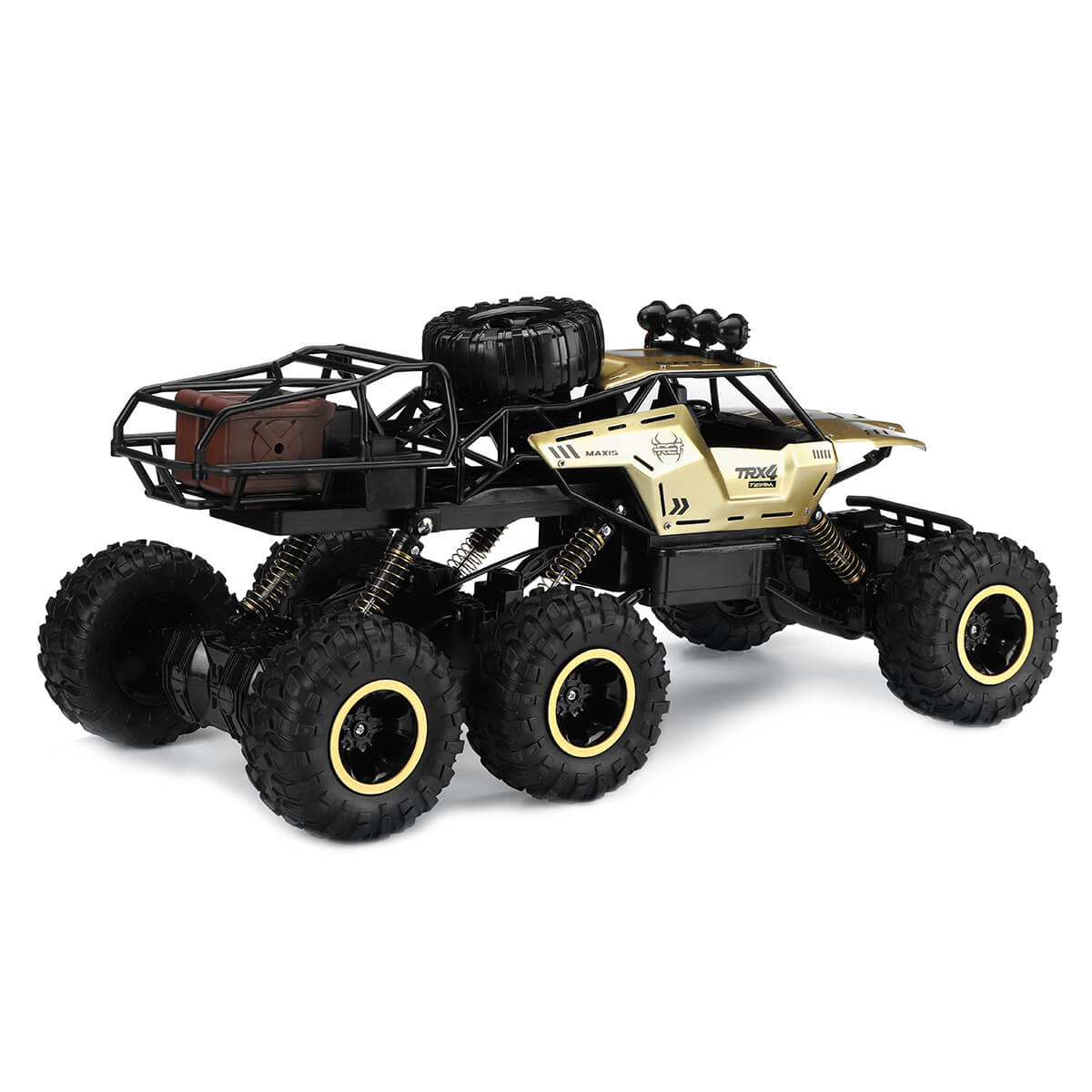 Rovaro – Monstertruck RC 6WD 1:12 con LED & 52 km/h – Potente fuoristrada