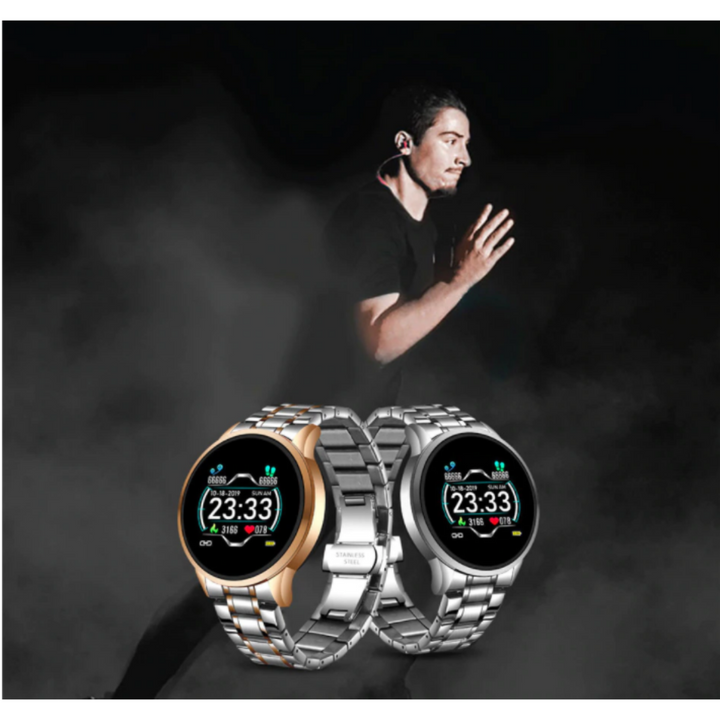 Chroniq Classic Smartwatch – Diseño Atemporal con Funciones Inteligentes de Salud