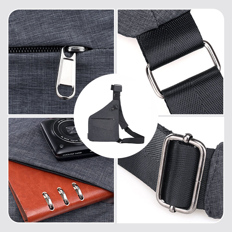 SafeCarry Borsa a Tracolla – Borsa a Tracolla Antifurto con Design Resistente all&