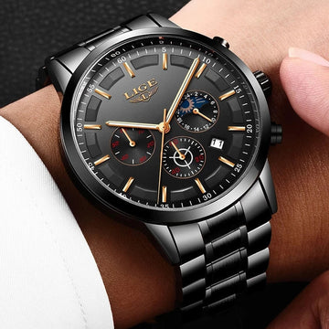 Ironvalor – Reloj militar para hombre de acero resistente a los arañazos y al agua