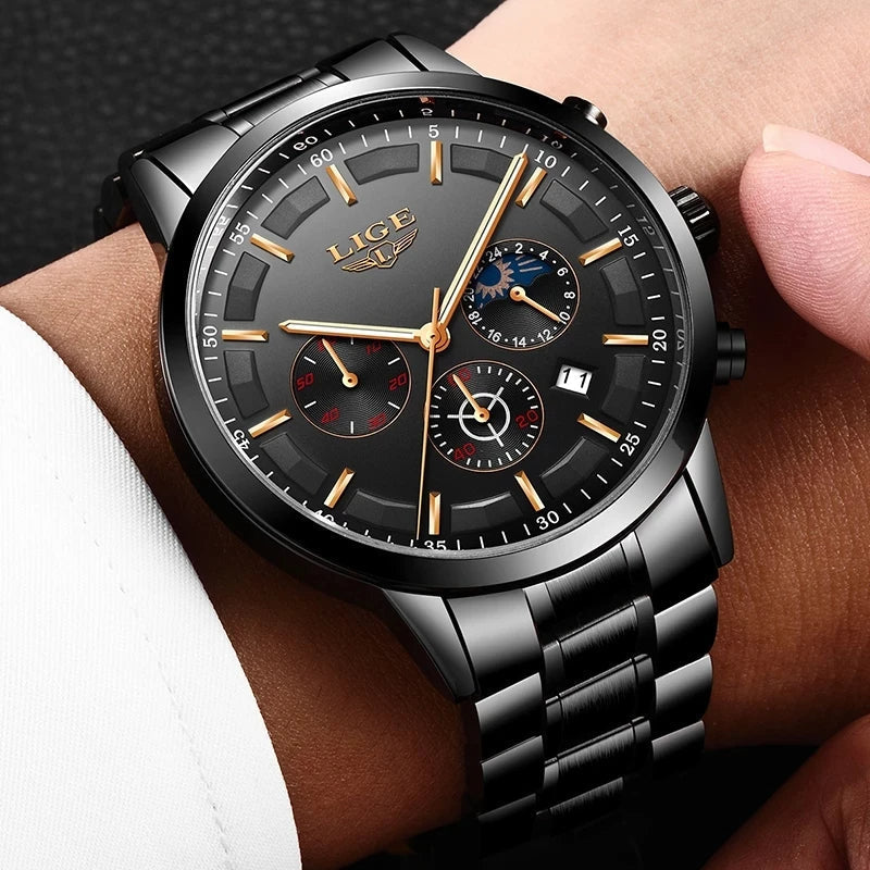 Ironvalor – Reloj militar para hombre de acero resistente a los arañazos y al agua