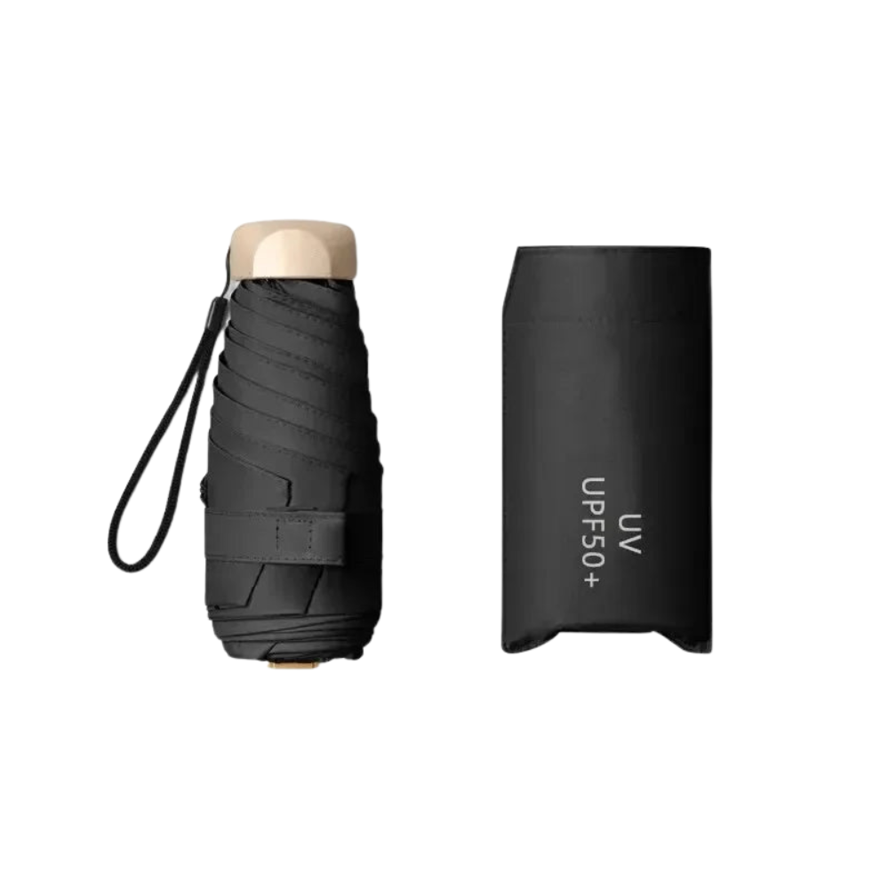 SkyShield Mini paraigua – Paraigua compacte plegable amb protecció UV i disseny resistent al vent