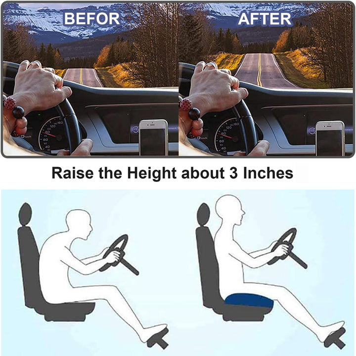 Coussin de siège auto avec rehausseur – Meilleure hauteur d&