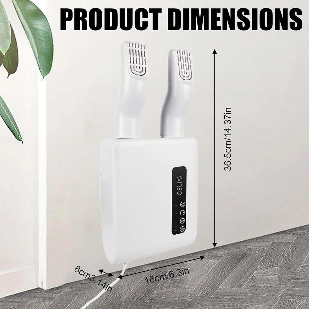 Dryon – Asciugatore elettrico per scarpe 3 modalità con timer e antibatterico