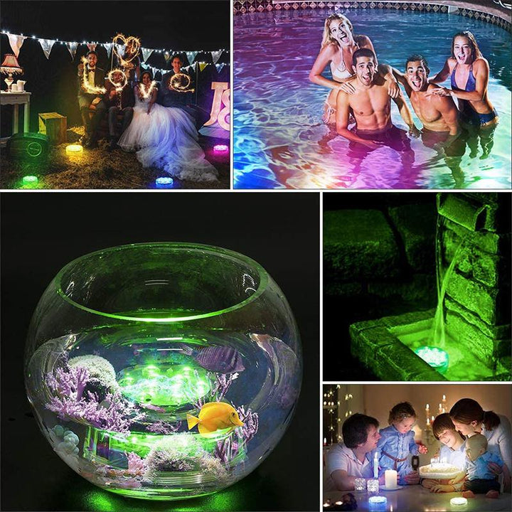AquaGlow Waterdichte LED Verlichting – Oplaadbaar, Kleurrijk &amp; Geschikt voor Vijver of Zwembad (Copy) VestraGear