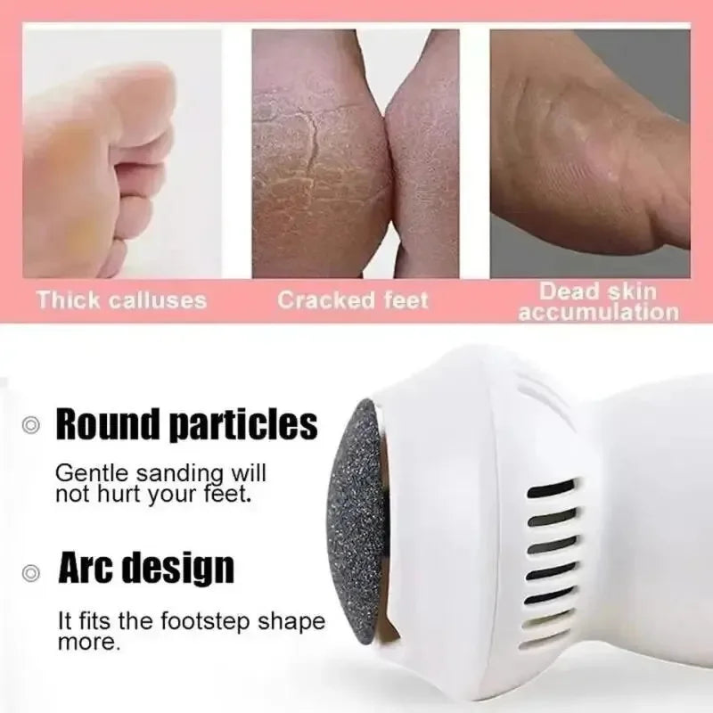 Pedivio – Éliminateur électrique de callosités avec aspiration pour des pieds doux