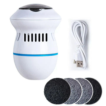 Pedivio – Éliminateur électrique de callosités avec aspiration pour des pieds doux