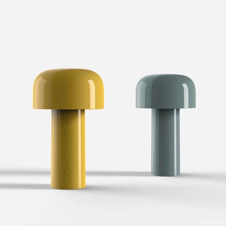 Lunavo HaloGleam Lámpara de Mesa – Inalámbrica, Recargable y Moderna Luz LED en Forma de Hongo