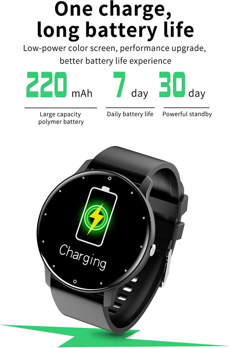 Veyro – Smartwatch met hartslag, bloeddruk & stappenteller – iOS/Android