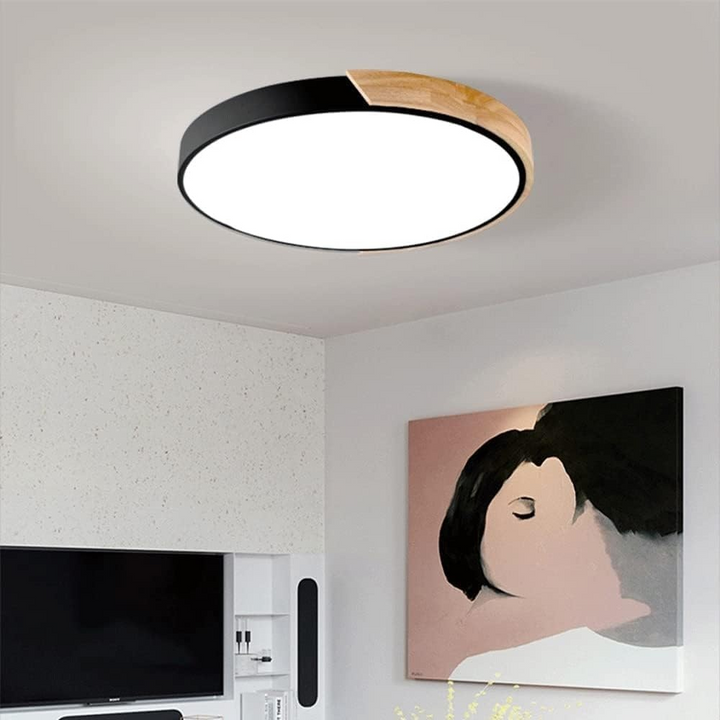 Coloria Plafondlamp – Ronde LED-Verlichting met Kleurrijke Afwerking en Modern Design