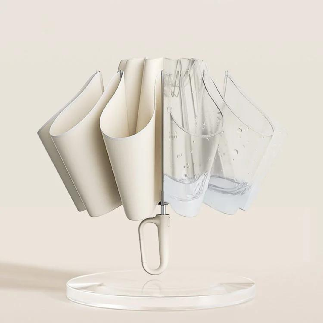 Paraugas ultra resistente ao vento – Automático, reflectante e deseño duradeiro