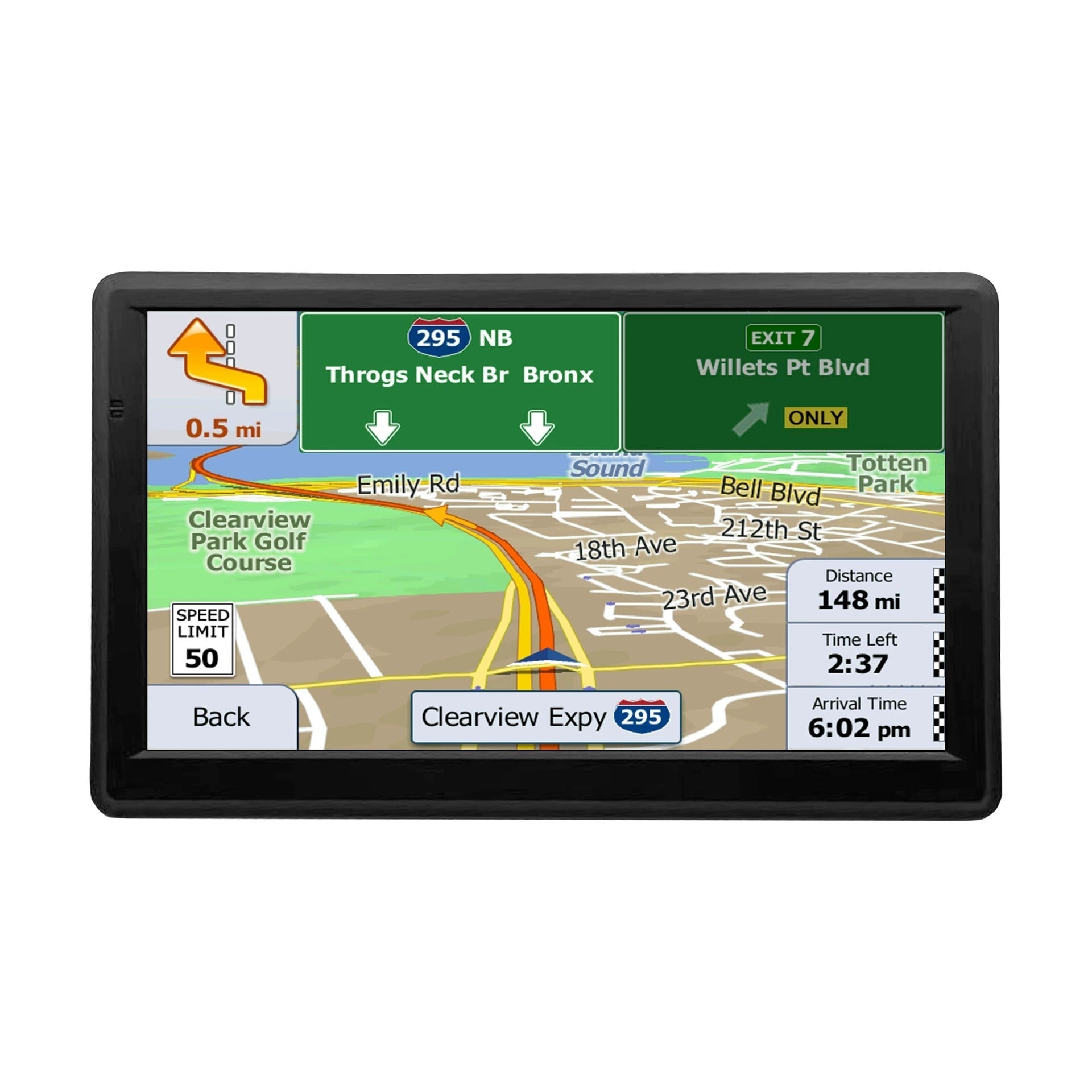 7" Auto- & Vrachtwagen GPS Navigatiesysteem met Real-Time Verkeer 1