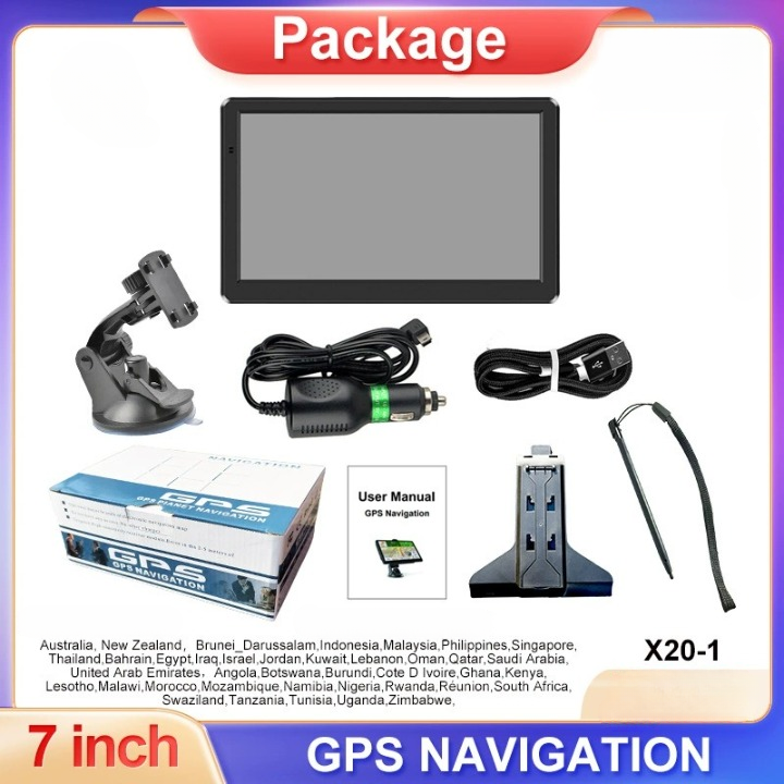 7" Auto- & Vrachtwagen GPS Navigatiesysteem met Real-Time Verkeer 4