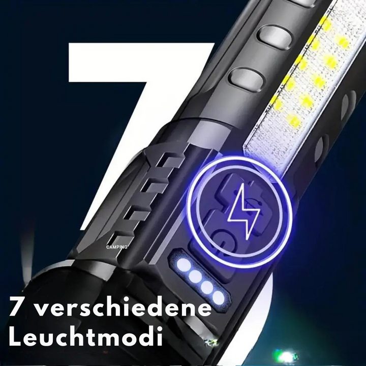 Lampe de poche à DEL – Conception puissante et étanche pour l&