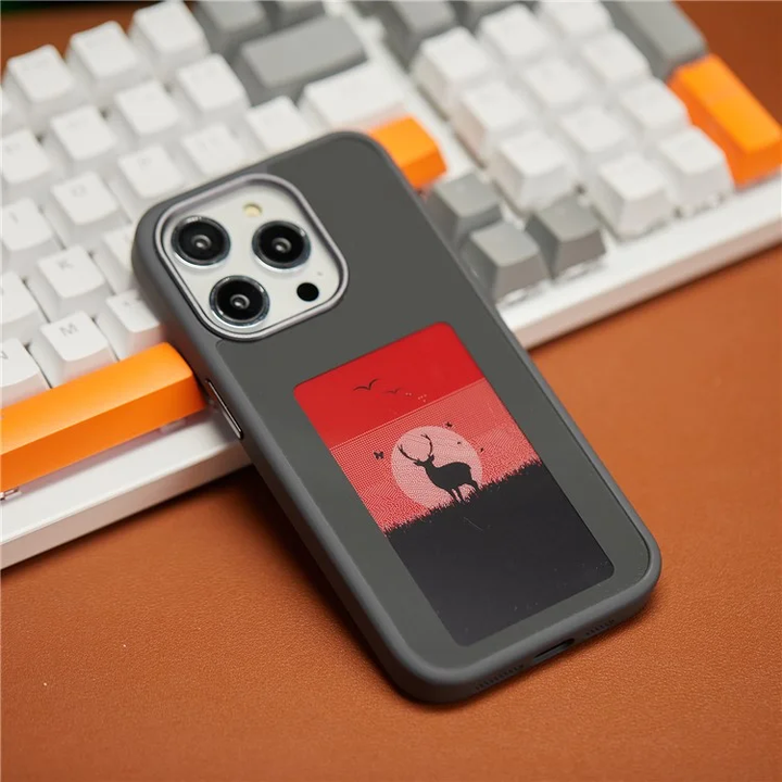 Funda Pixen E-Ink – Funda para teléfono NFC con pantalla E-Ink personalizable