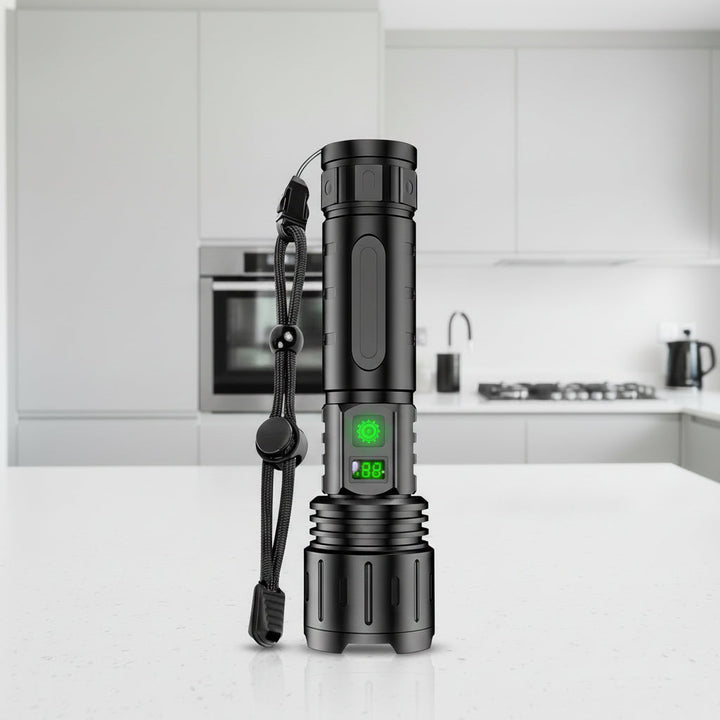 Oplaadbare LED zaklamp – Krachtige lichtbundel, meerdere standen &amp; USB-C