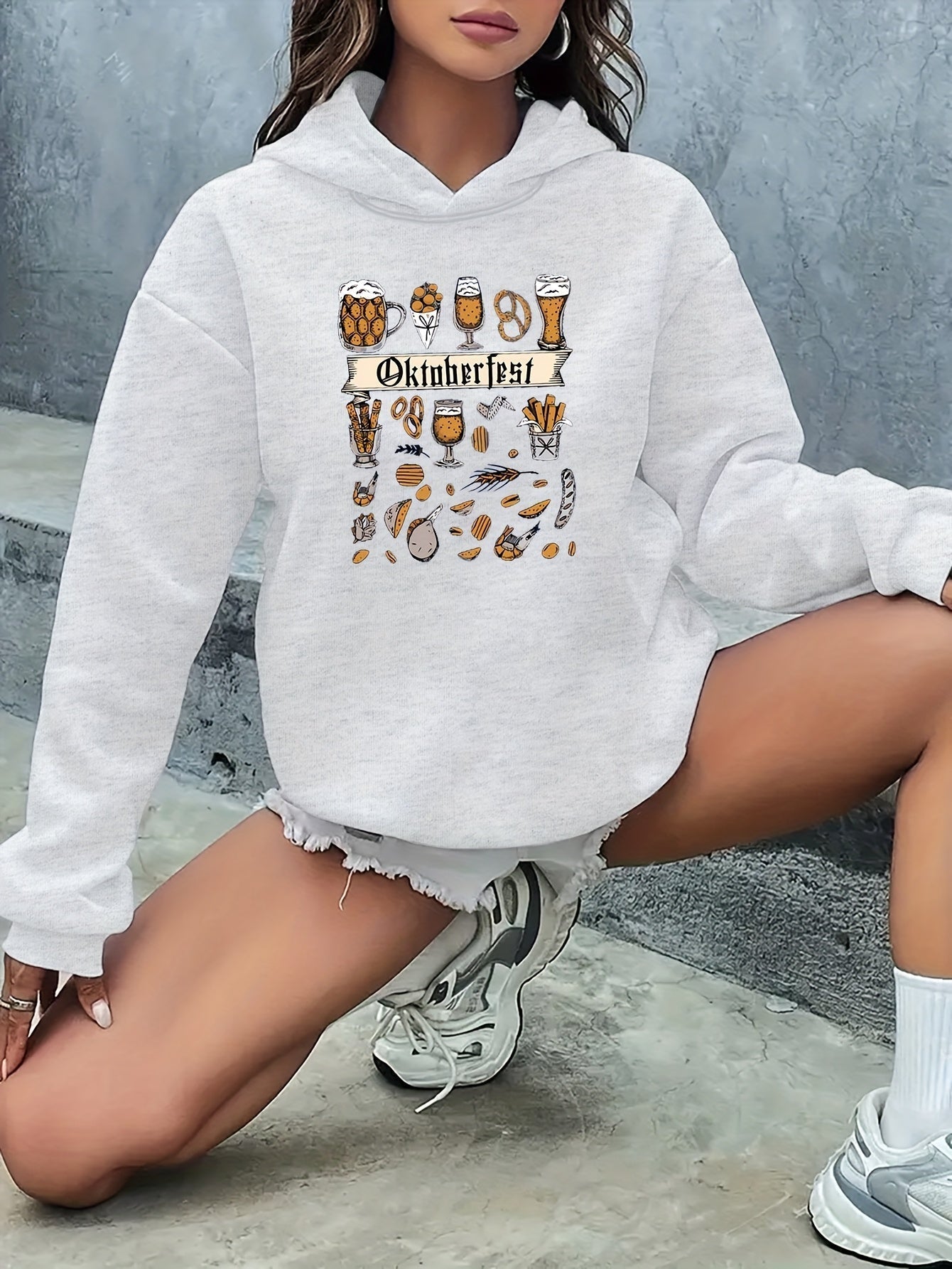 AlpenJoy – Dames Hoodie Anna – Oktoberfest Warm voor Herfst & Winter