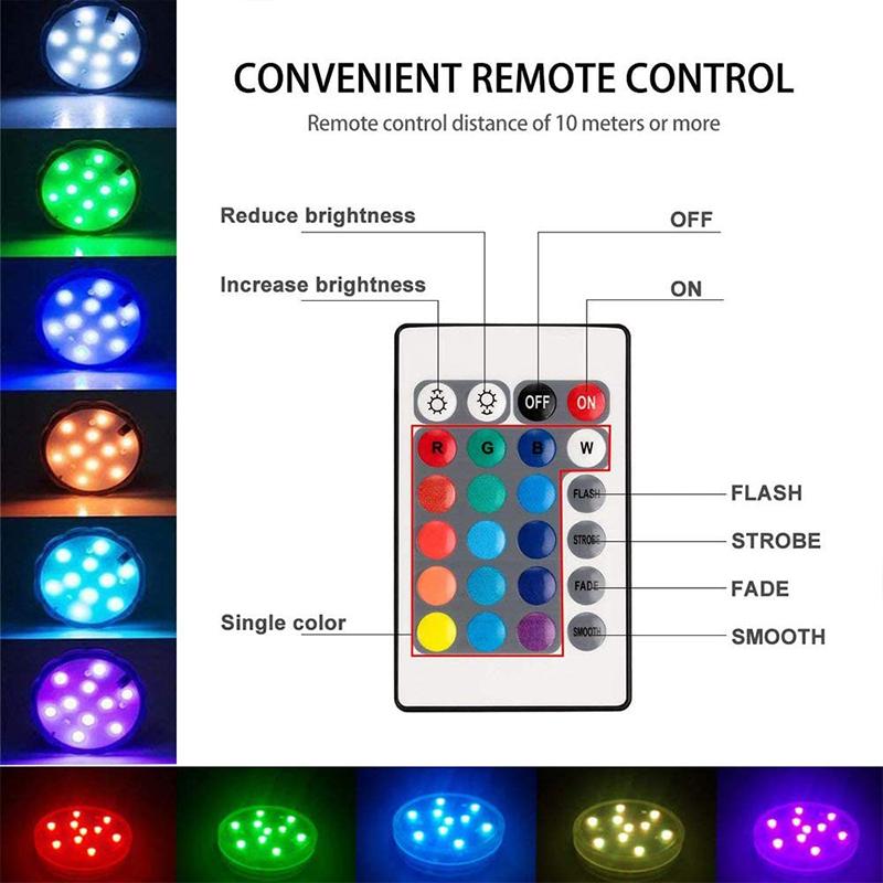 AquaGlow Waterdichte LED Verlichting – Oplaadbaar, Kleurrijk &amp; Geschikt voor Vijver of Zwembad (Copy) VestraGear