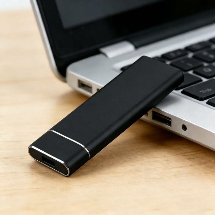 8TB externe SSD – Mobiele USB-C-gegevensopslag in een compacte aluminium behuizing 0
