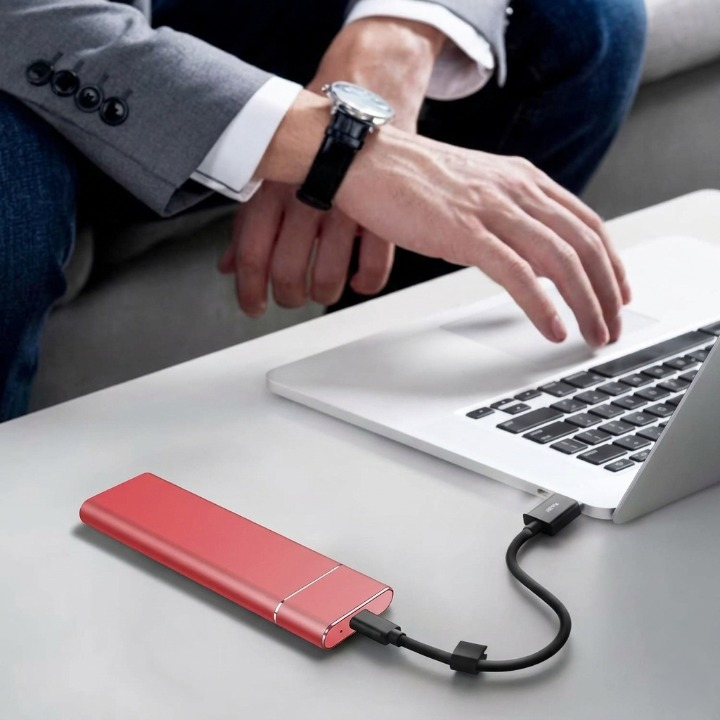8TB externe SSD – Mobiele USB-C-gegevensopslag in een compacte aluminium behuizing 2