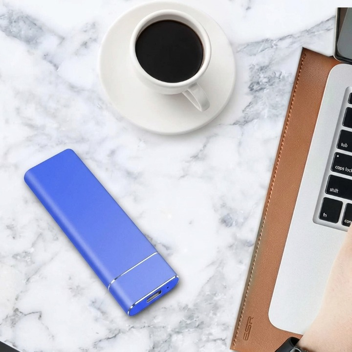 8TB externe SSD – Mobiele USB-C-gegevensopslag in een compacte aluminium behuizing 3