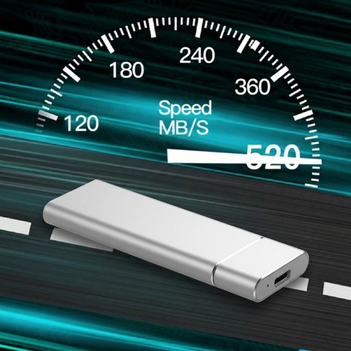 8TB externe SSD – Mobiele USB-C-gegevensopslag in een compacte aluminium behuizing 4