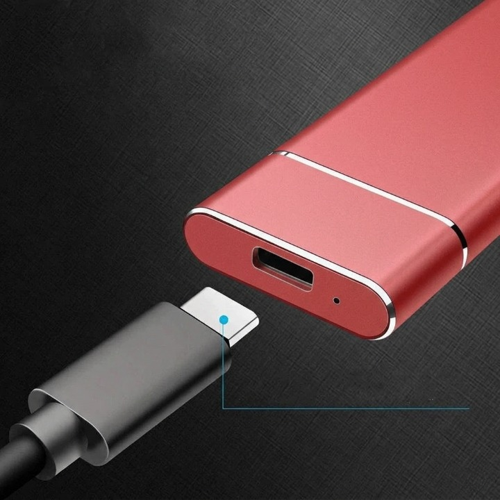 8TB externe SSD – Mobiele USB-C-gegevensopslag in een compacte aluminium behuizing 5