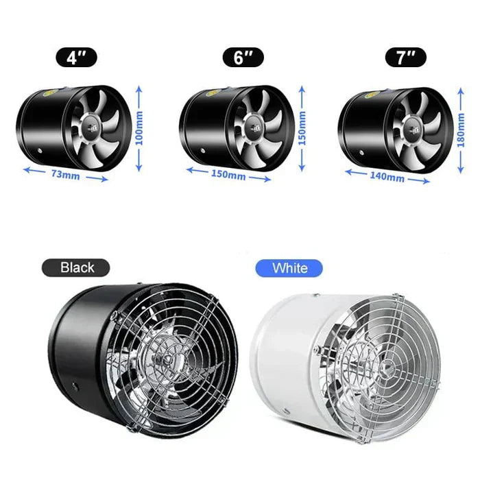 Ventaro Afzuigventilator – Stil, Krachtig &amp; Duurzaam met Koperen Motor (Copy) VestraGear
