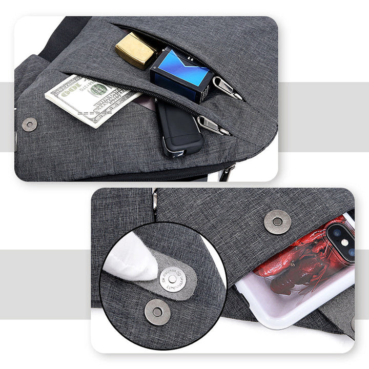SafeCarry Borsa a Tracolla – Borsa a Tracolla Antifurto con Design Resistente all&