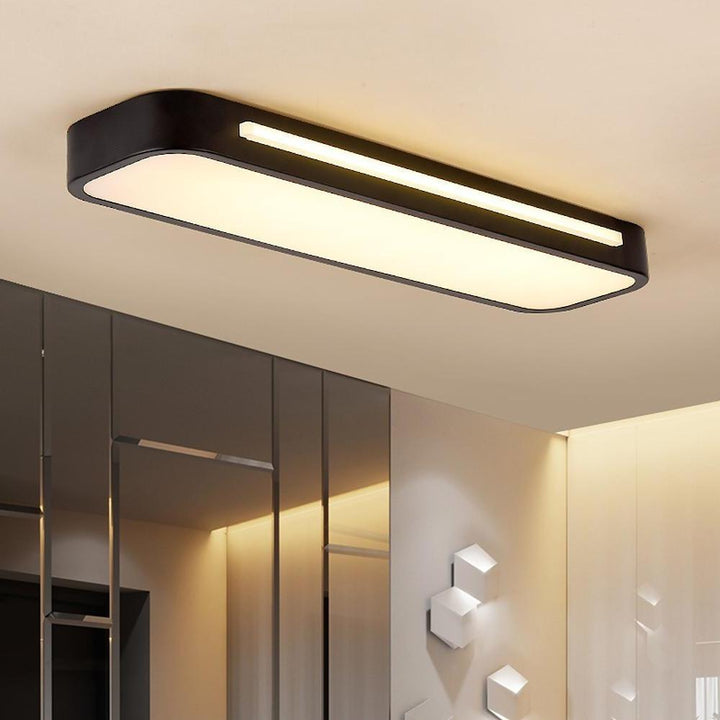 Nordelio Plafondlamp – Design Minimalista Escandinavo com Perfil LED Delgado &amp; Alto Rendimento Luminoso