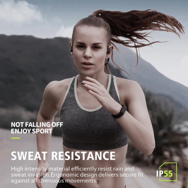 AeroLuid Bone Conduction Sportkoptelefoon – Draadloos & Waterdicht Vestragear