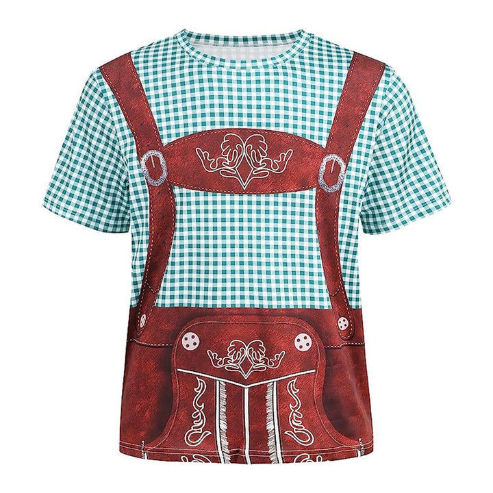 Bavaro – T-shirt avec imprimé Lederhosen – Votre tenue pour fête de la bière &amp; Oktoberfest