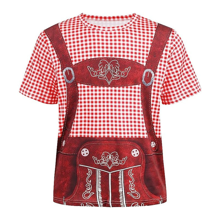 Bavaro – T-shirt avec imprimé Lederhosen – Votre tenue pour fête de la bière &amp; Oktoberfest