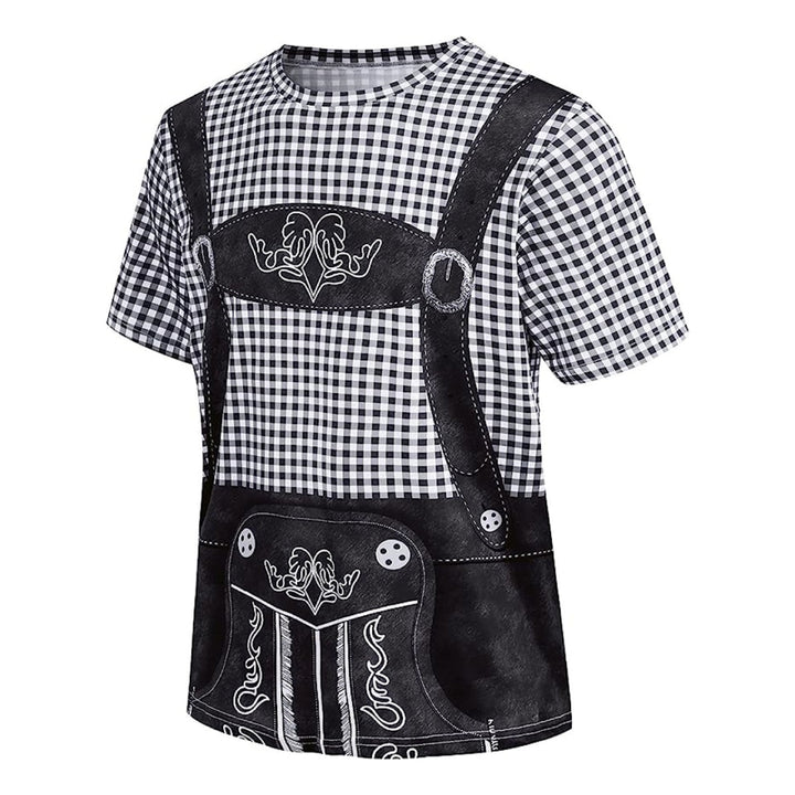 Bavaro – T-shirt avec imprimé Lederhosen – Votre tenue pour fête de la bière &amp; Oktoberfest