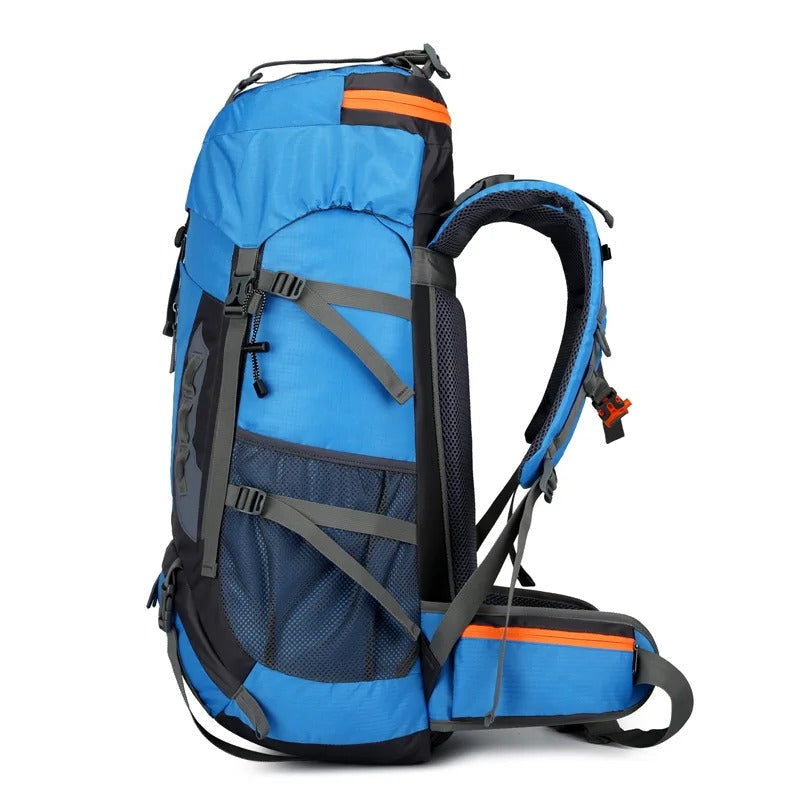 TrailForge 65L Waterdichte Rugzak – Duurzame Outdoor Rugzak met Comfort &amp; Grote Capaciteit