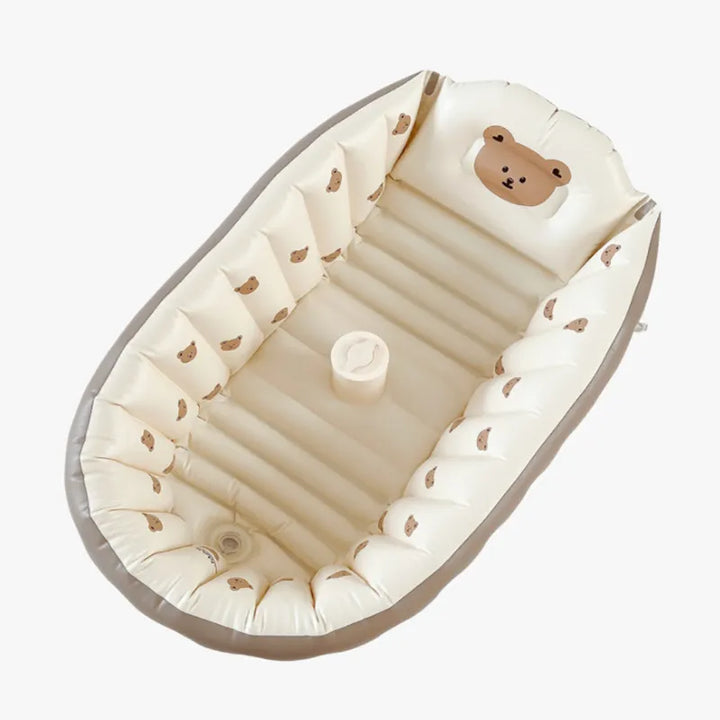 BubbleNest Opblaasbaar Babybadje – Lichtgewicht BPA-vrij bad voor reizen &amp; klein wonen