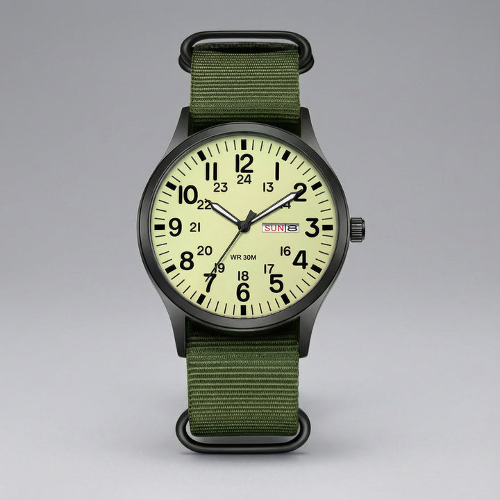 Outdoor Herenhorloge – 100m Waterdicht, Saffierglas &amp; Quartz Uurwerk