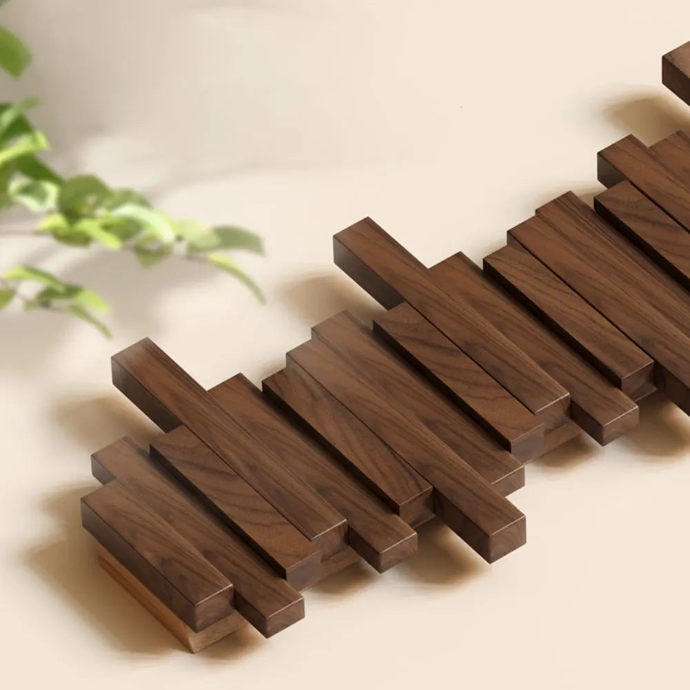 Kapstok met Magnetische Klapbare Haken en Houten Opties Vestragear