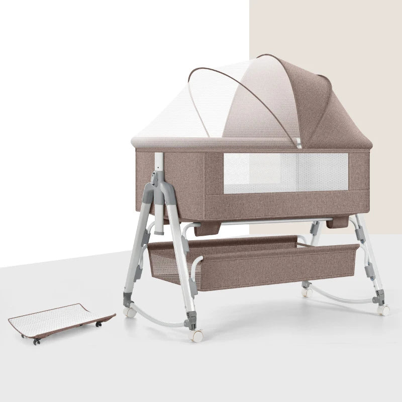 DreamCocoon – Draagbaar Babybedje met Wiegfunctie – Reiswieg Pasgeborenen