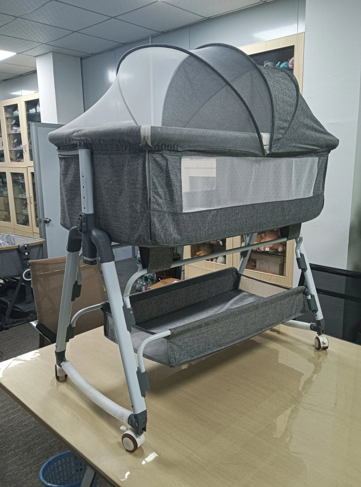 DreamCocoon – Draagbaar Babybedje met Wiegfunctie – Reiswieg Pasgeborenen