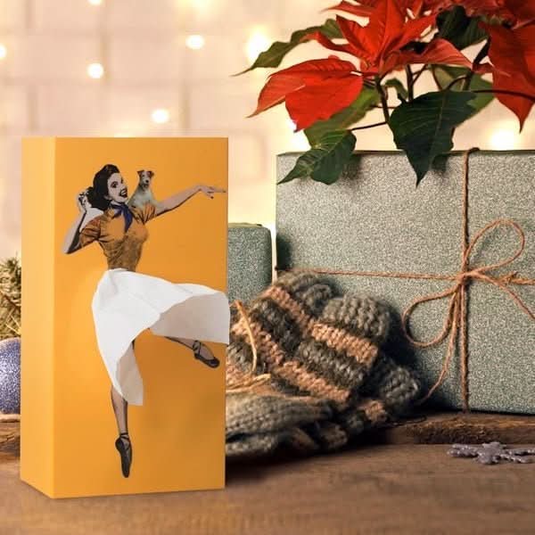 Soporte para pañuelos – Falda danzante decorativa con efecto de movimiento al sacar los pañuelos