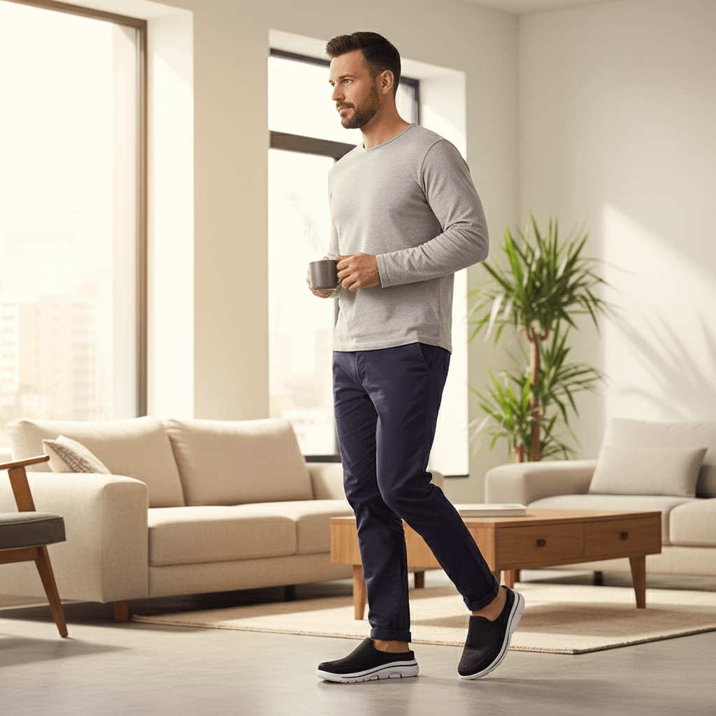 AEROSTEP – Ademende herenslippers voor comfort en frisheid 1