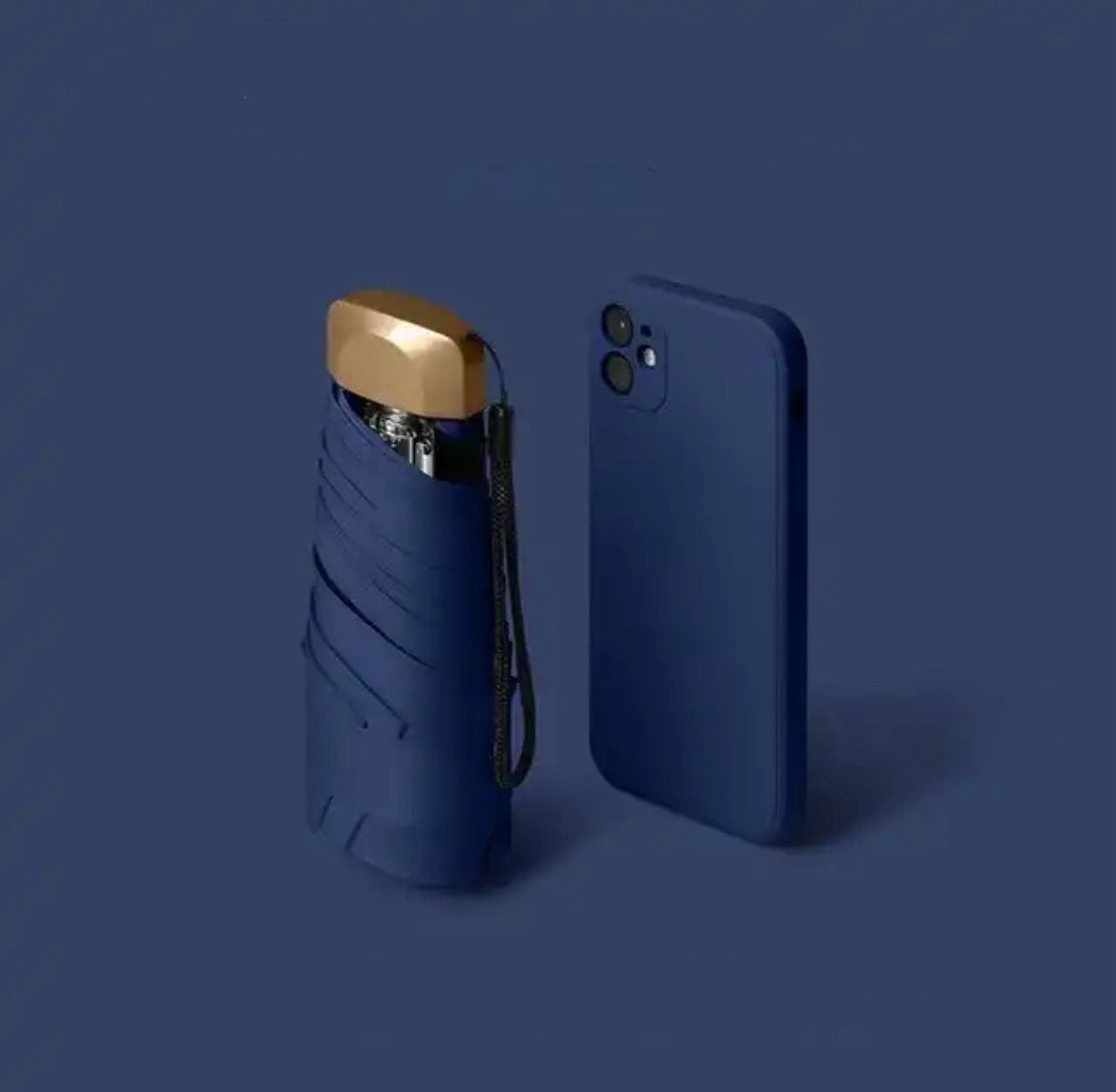 MiniKnirps Guarda-chuva – Guarda-chuva de viagem ultraleve dobrável com revestimento resistente ao vento e proteção UV