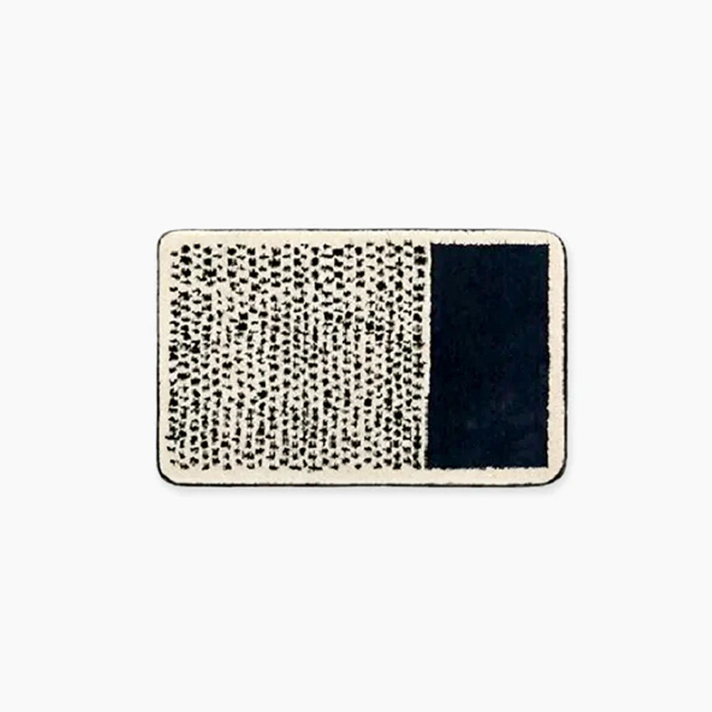 AbstractStep | Scandinavische stijl Abstract Antislip Badmat - Handgemaakt & Stijlvol Badkamerkleed 0