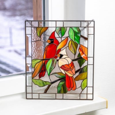 Acryl Glas-in-lood Wanddecoratie met Kleurrijk Zonlicht Effect 2