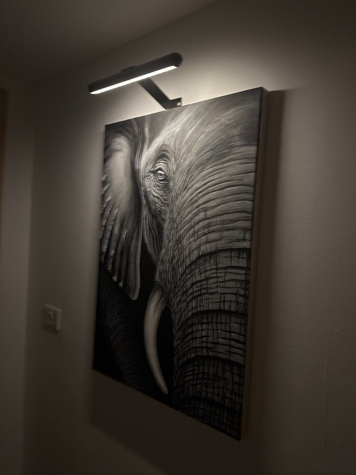 Ardenza – Draadloze LED-wandlamp dimbaar 360° – kunst & decoratie
