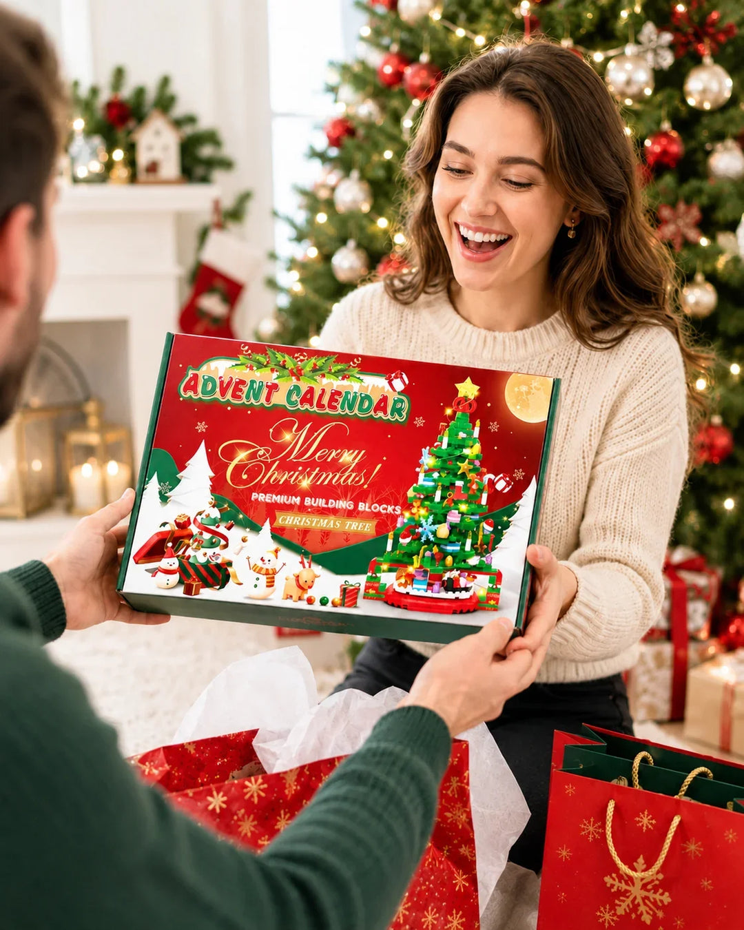 Advent Calendar 2026-Christmas tree building set toy 4