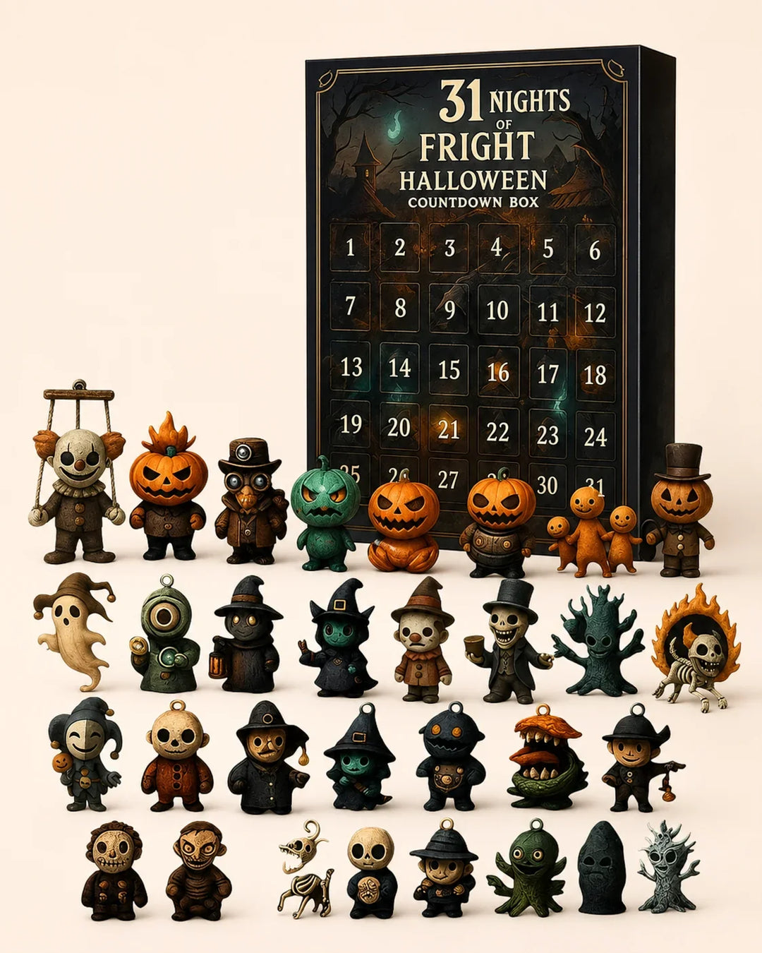 Advent Calendar 2026-Halloween 31 Nights of Fright Figure Advent Calendar 0
