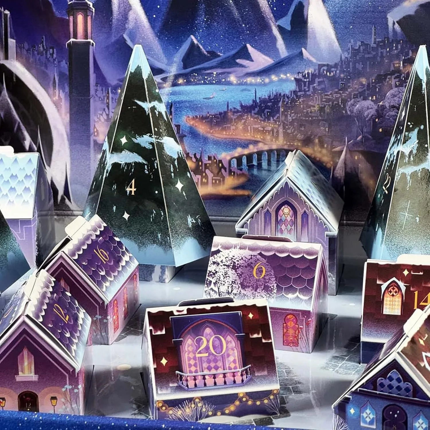 Calendario dell'Avvento Festiva 2025 – calendario di 12 giorni con sorprese festive e design riutilizzabile